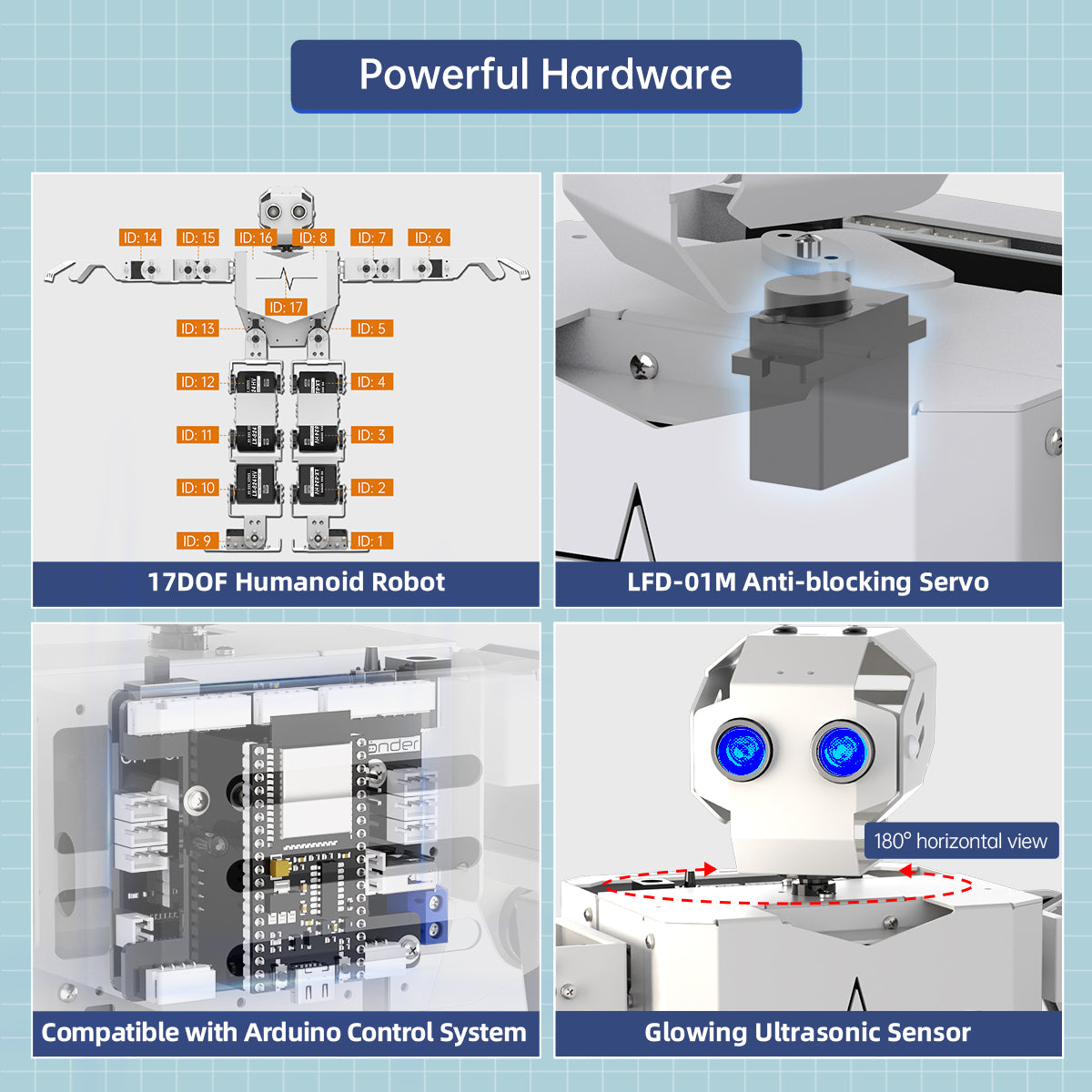 Hiwonder Tonybot Humanoid Robot with Vision AI & Voice Interaction, Educational Programming Kit, Supports Arduino, Scratch & Python Hiwonder Tonybot Humanoid Robot with Vision AI & Voice Interaction, Educational Programming Kit, Supports Arduino, Scratch & Python